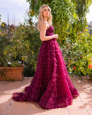 Size Small, Morgan Gown - Mulberry - FINAL SALE - By Baano