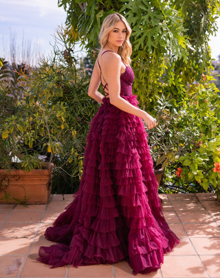 Size Small, Morgan Gown - Mulberry - FINAL SALE - By Baano