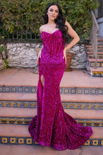 Dover Gown - Fuchsia - FINAL SALE