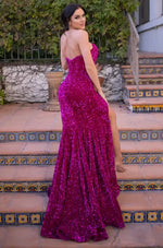 Dover Gown - Fuchsia - FINAL SALE