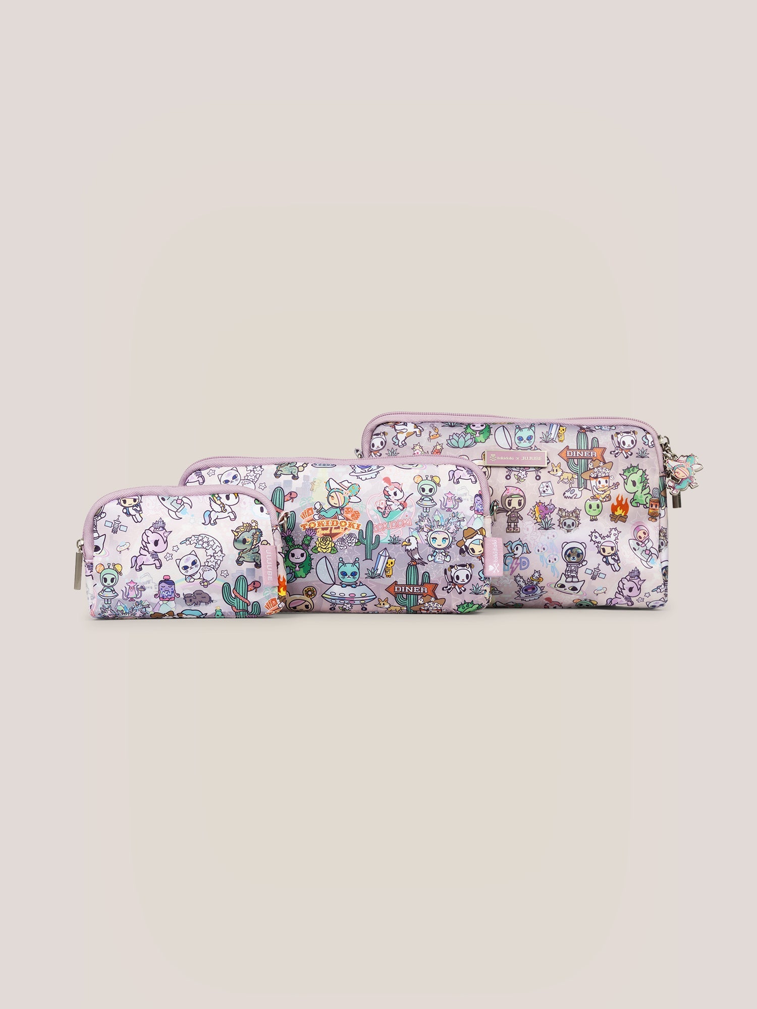 tokidoki Be Set 3-piece Pouch Set - Cosmic Desert - By Baano
