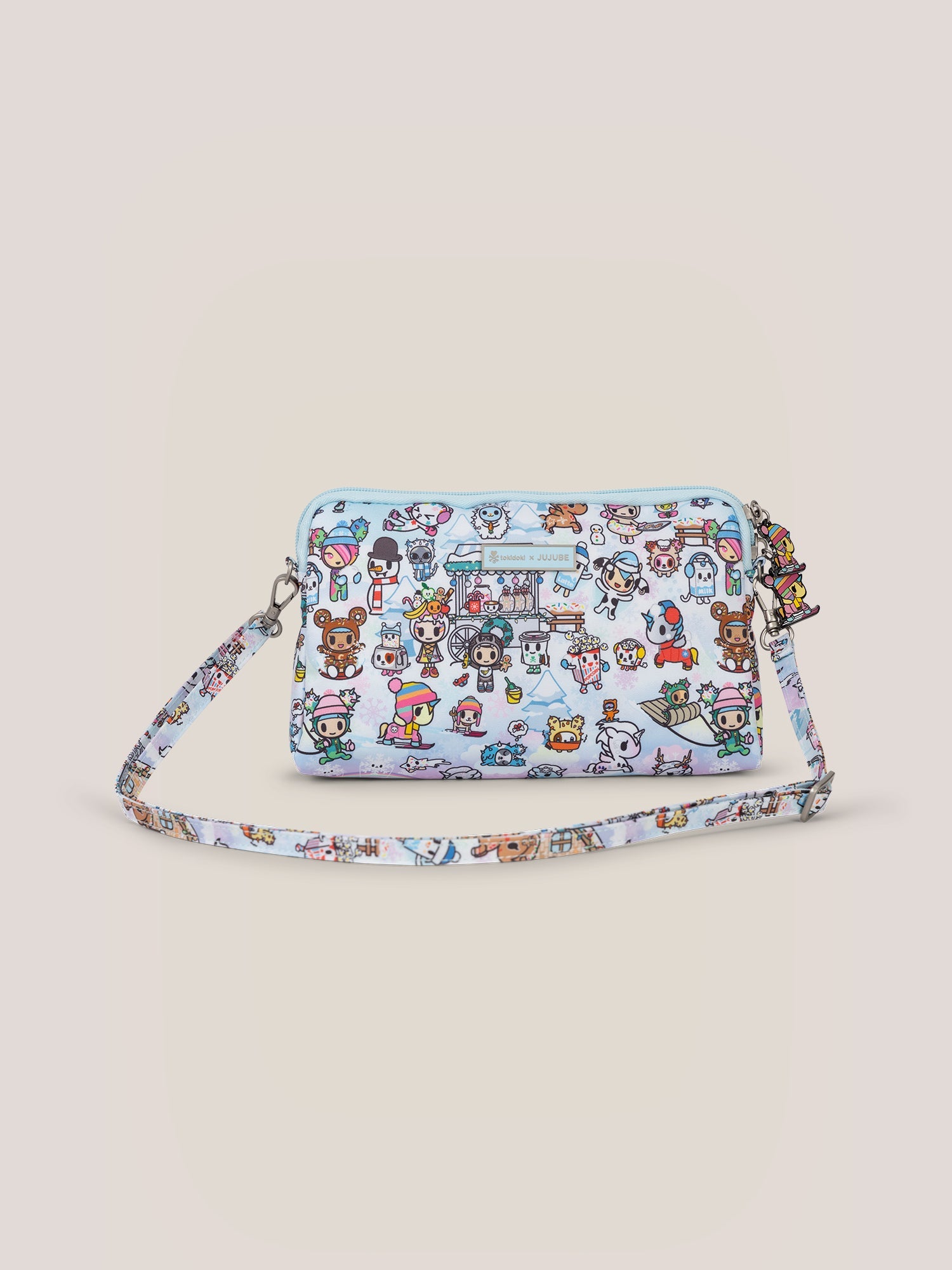 tokidoki Snow Day Be Set 3-Piece Pouch Set — Ice Blue - By Baano