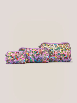 tokidoki Be Set 3-piece Pouch Set - toki tiki - By Baano