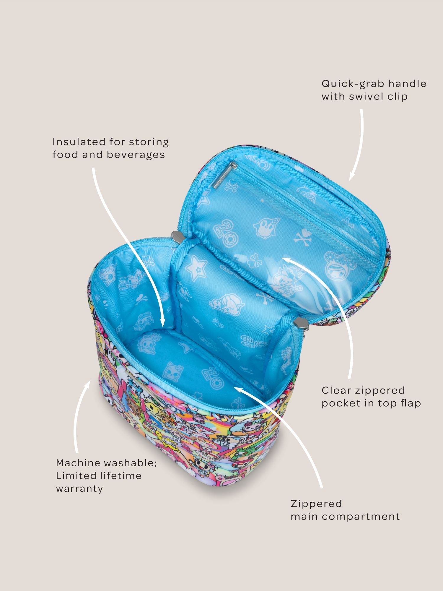 tokidoki Fuel Cell Insulated Bottle Bag - 20th Anniversary Celebration - By Baano