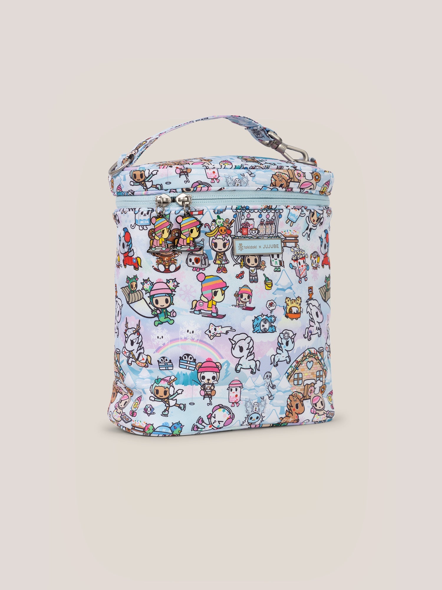 tokidoki Snow Day Fuel Cell Insulated Bottle Bag — Ice Blue - By Baano