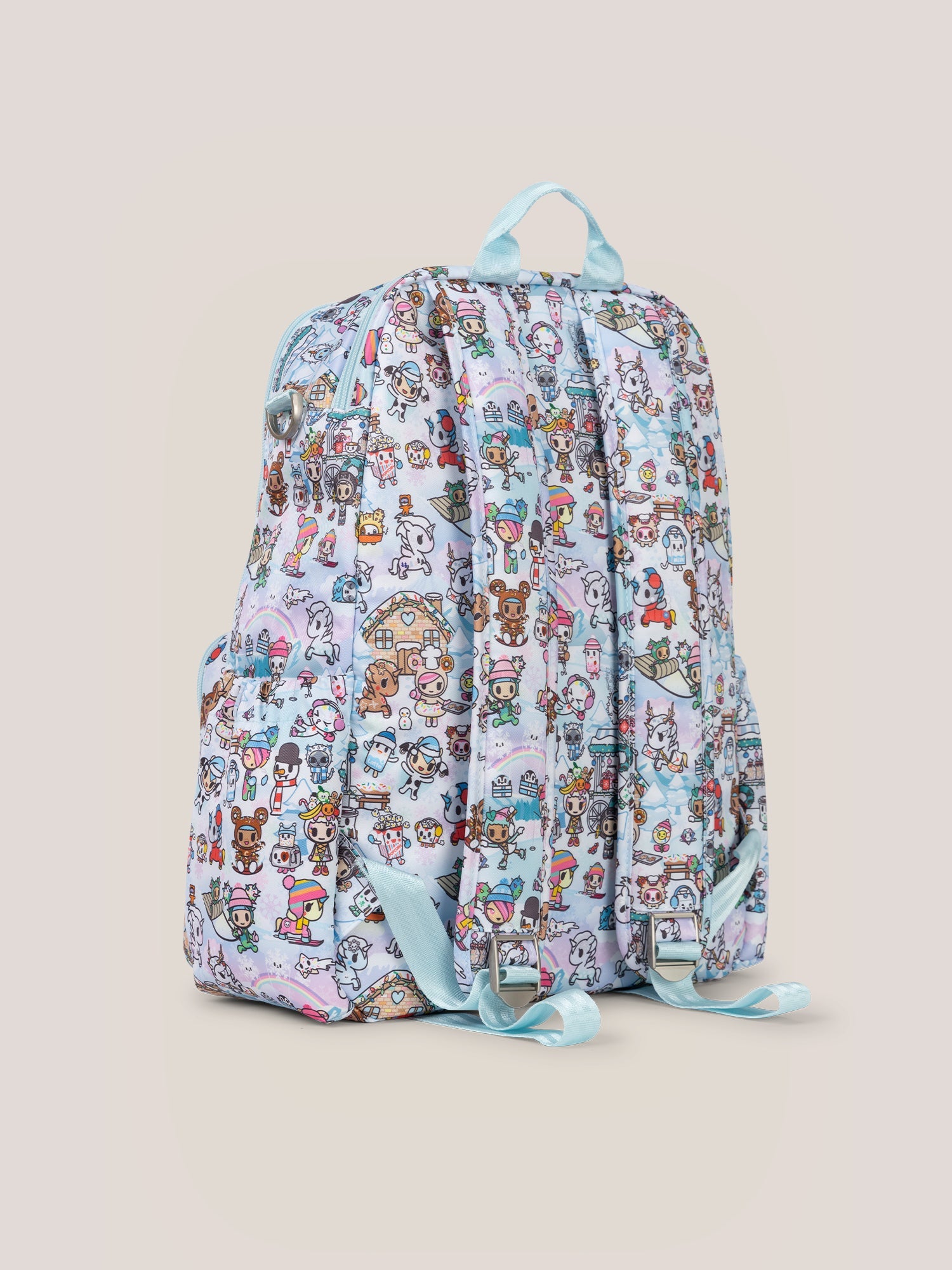 tokidoki Snow Day Zealous Backpack Diaper Bag — Ice Blue - By Baano