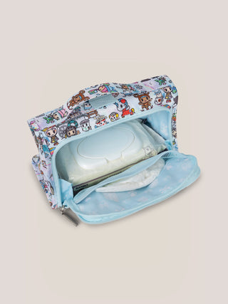 tokidoki Snow Day Bestie Small Messenger Handbag, Backpack — Ice Blue - By Baano