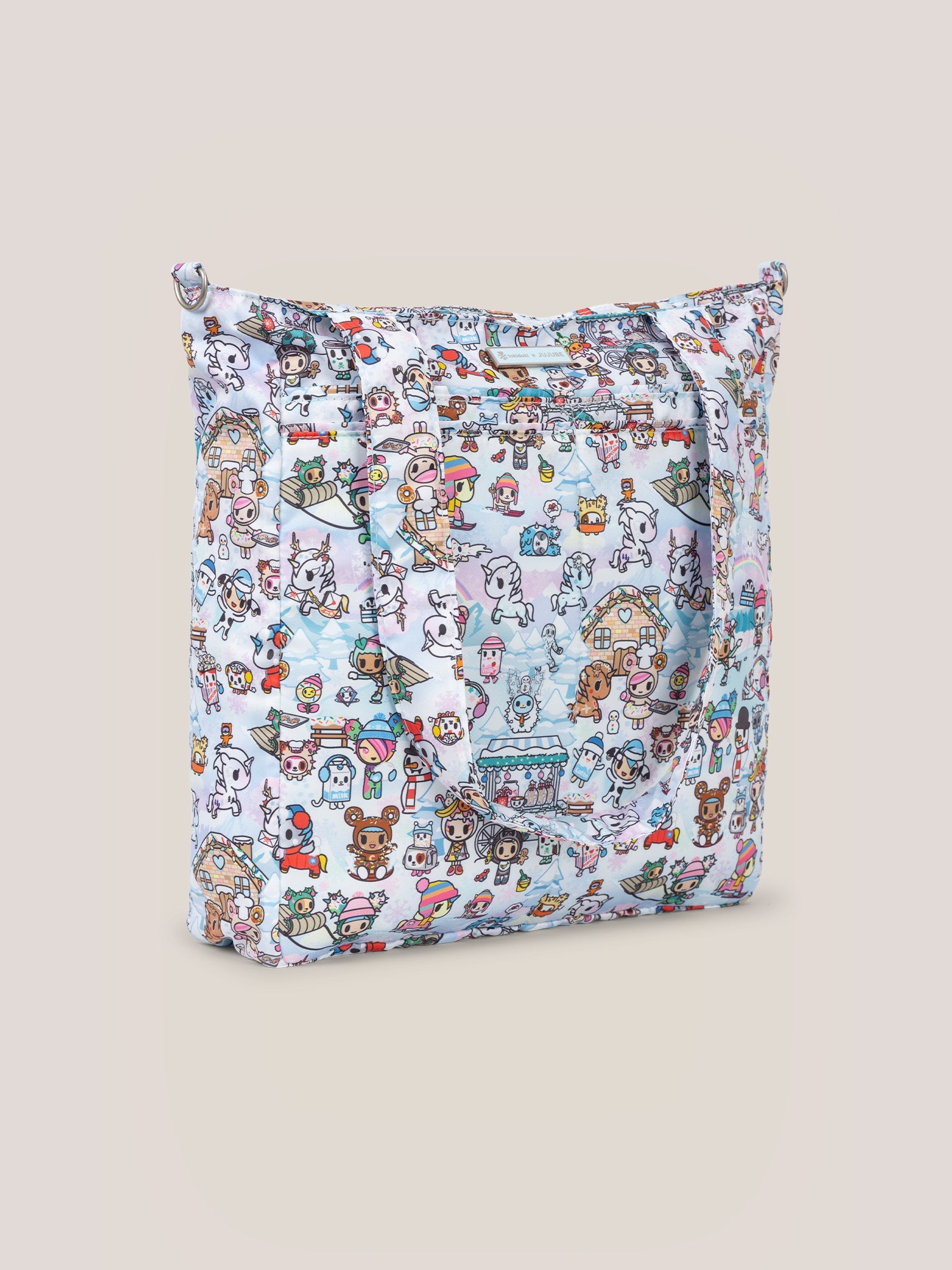 tokidoki Snow Day Be Light Diaper Bag Tote — Ice Blue - By Baano