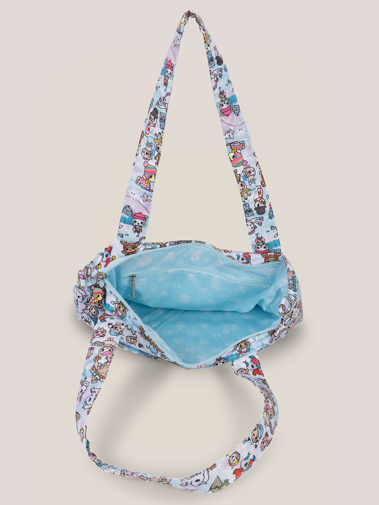 tokidoki Snow Day Be Light Diaper Bag Tote — Ice Blue - By Baano