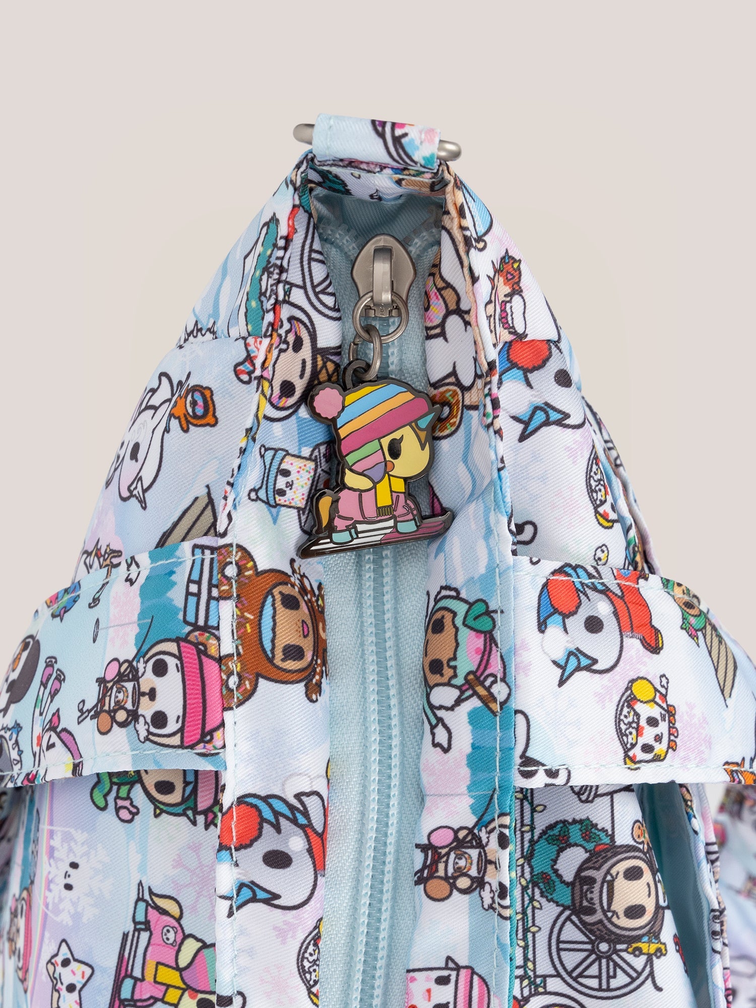 tokidoki Snow Day Be Light Diaper Bag Tote — Ice Blue - By Baano
