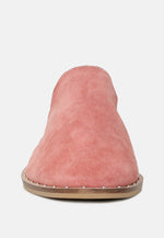 Lia Handcrafted Canvas Mules