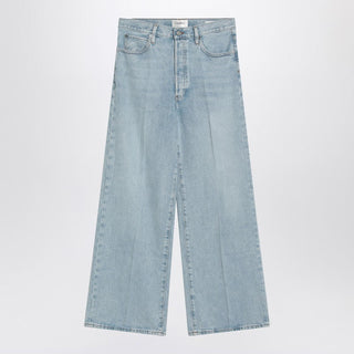 Low Baggy Wide Leg Jeans In Organic Denim