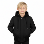 Pramie Knit Hooded Black Jacket 18M-22Y