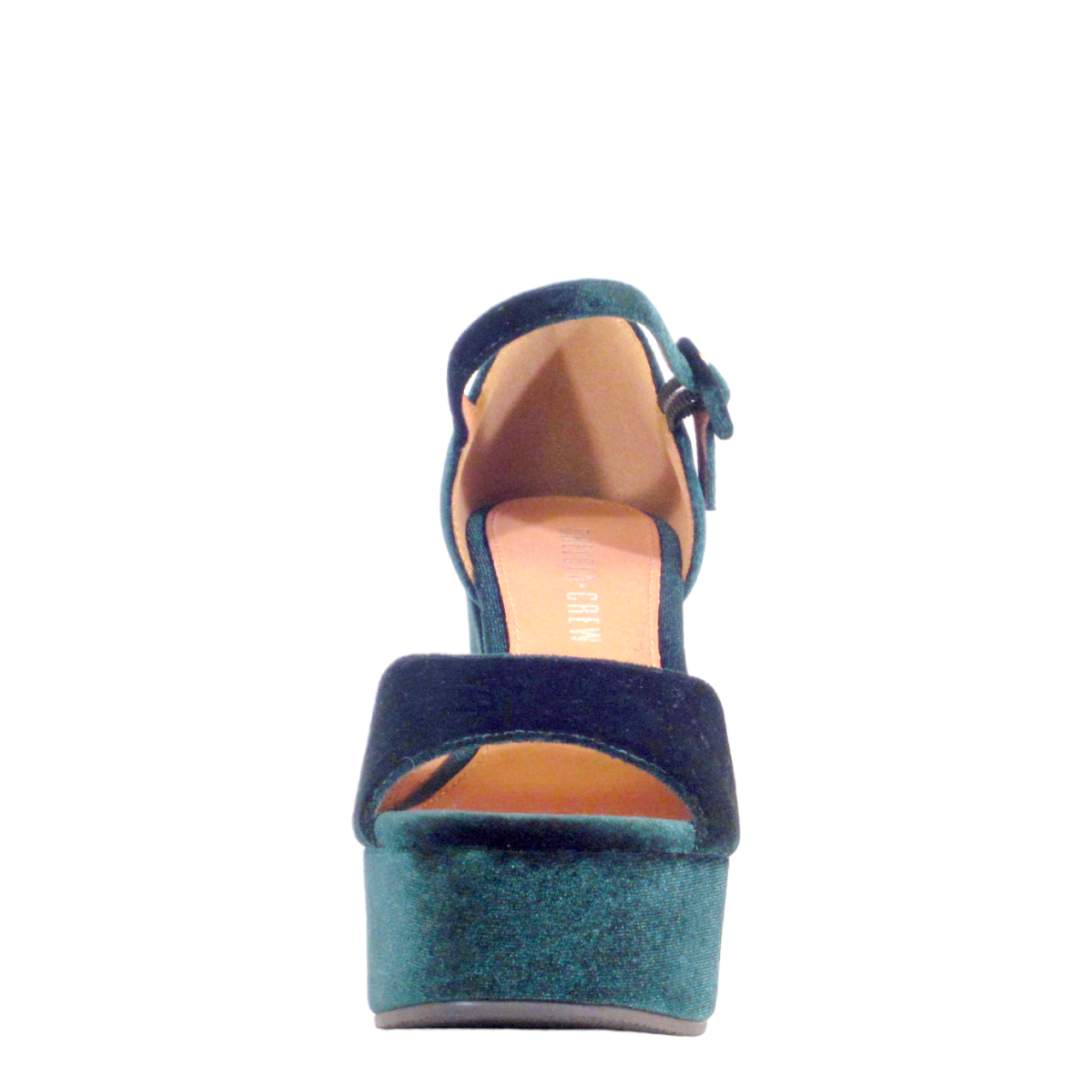 Quill Velvet Platform Heels