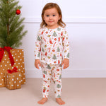 Kids’ Christmas Pajama Set – Soft Bamboo Holiday Sleepwear - Noel - By Baano