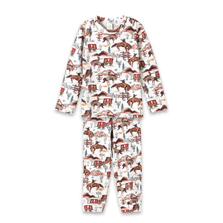 Cowboy Kids' Pajama Set – Western Spirit Bamboo Cotton - By Baano