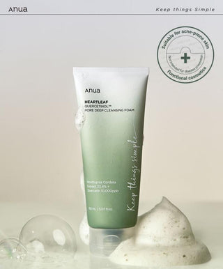 ANUA Heartleaf Quercetinol Pore Deep Cleansing Foam - By Baano