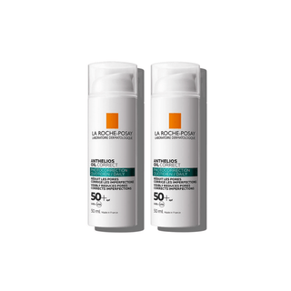 La Roche Posay Anthelios Oil Correct Face Sunscreen for Oily and Irregular Skin 50 ml 2 Pack