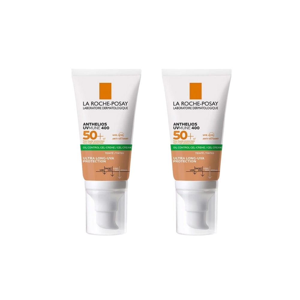 La Roche Posay Anthelios XL SPF 50 Tinted Sun Gel Cream 50 ml 2 Pack - By Baano