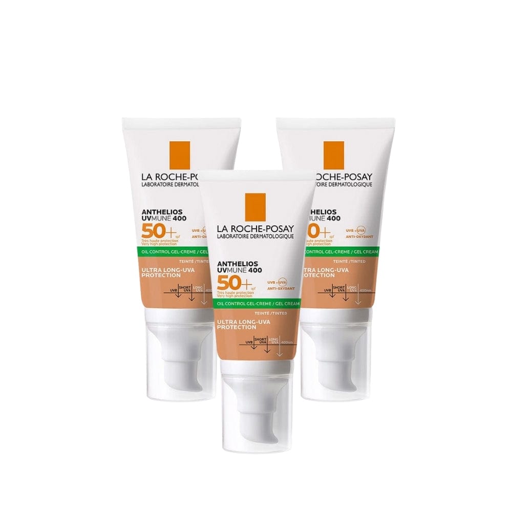 La Roche Posay Anthelios XL SPF 50 Tinted Sun Gel Cream 50 ml 3 Pack - By Baano