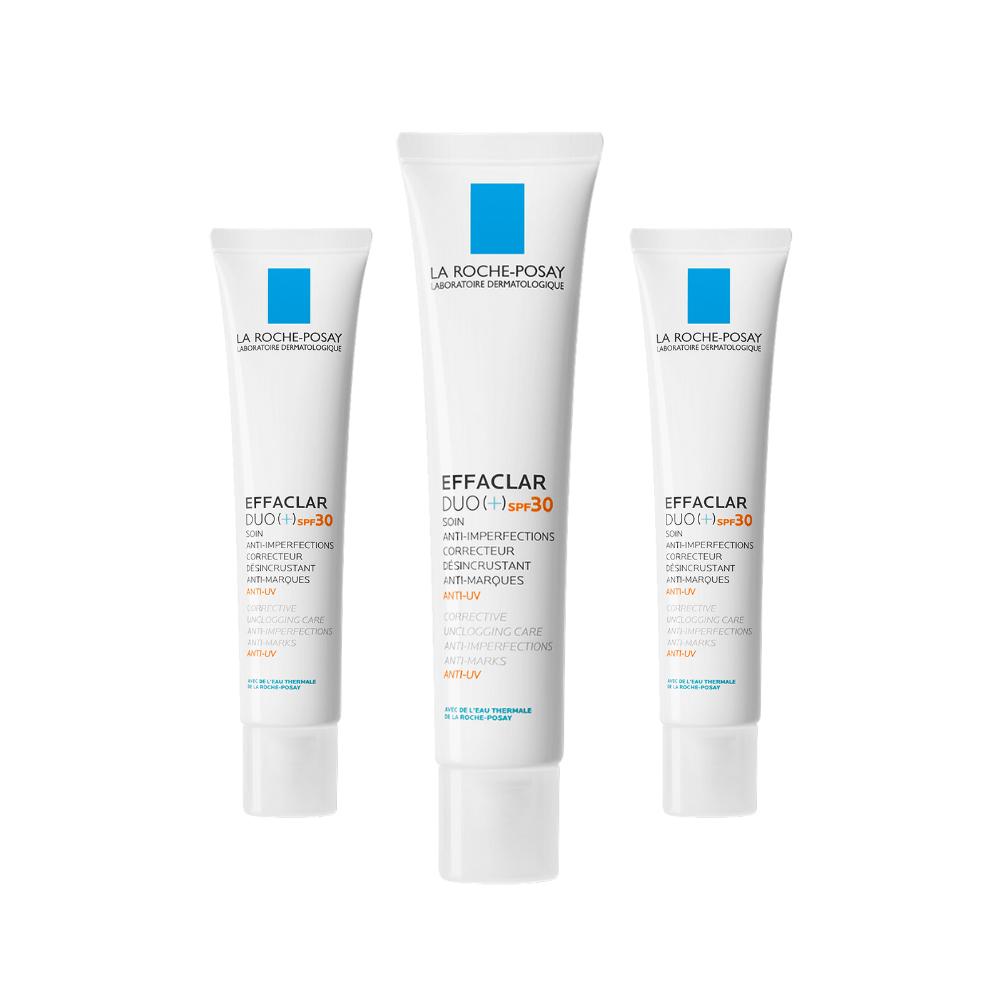 La Roche Posay Effaclar Duo + SPF 30 Cream 40 ml 3 Pack - By Baano