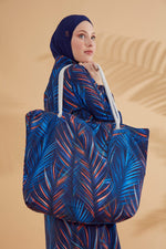 Navy  Beach Bag C2305 Marina Modest