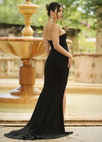 Cameron One Shoulder  Gown - Black