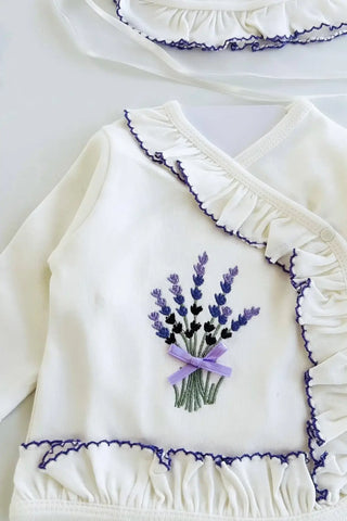 Lavender Newborn Coming Home Set (10 pcs) - By Baano