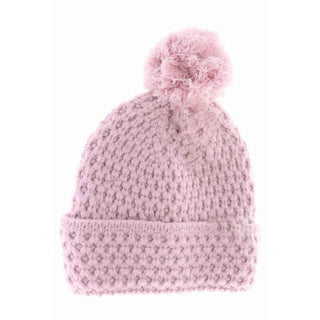 KIDS Bee Stitch Knit Pom C.C Beanie