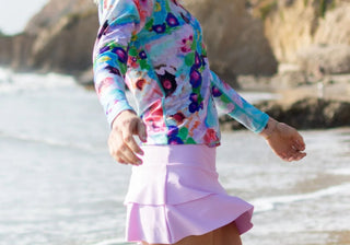 Women's Swim Skort - Lavender