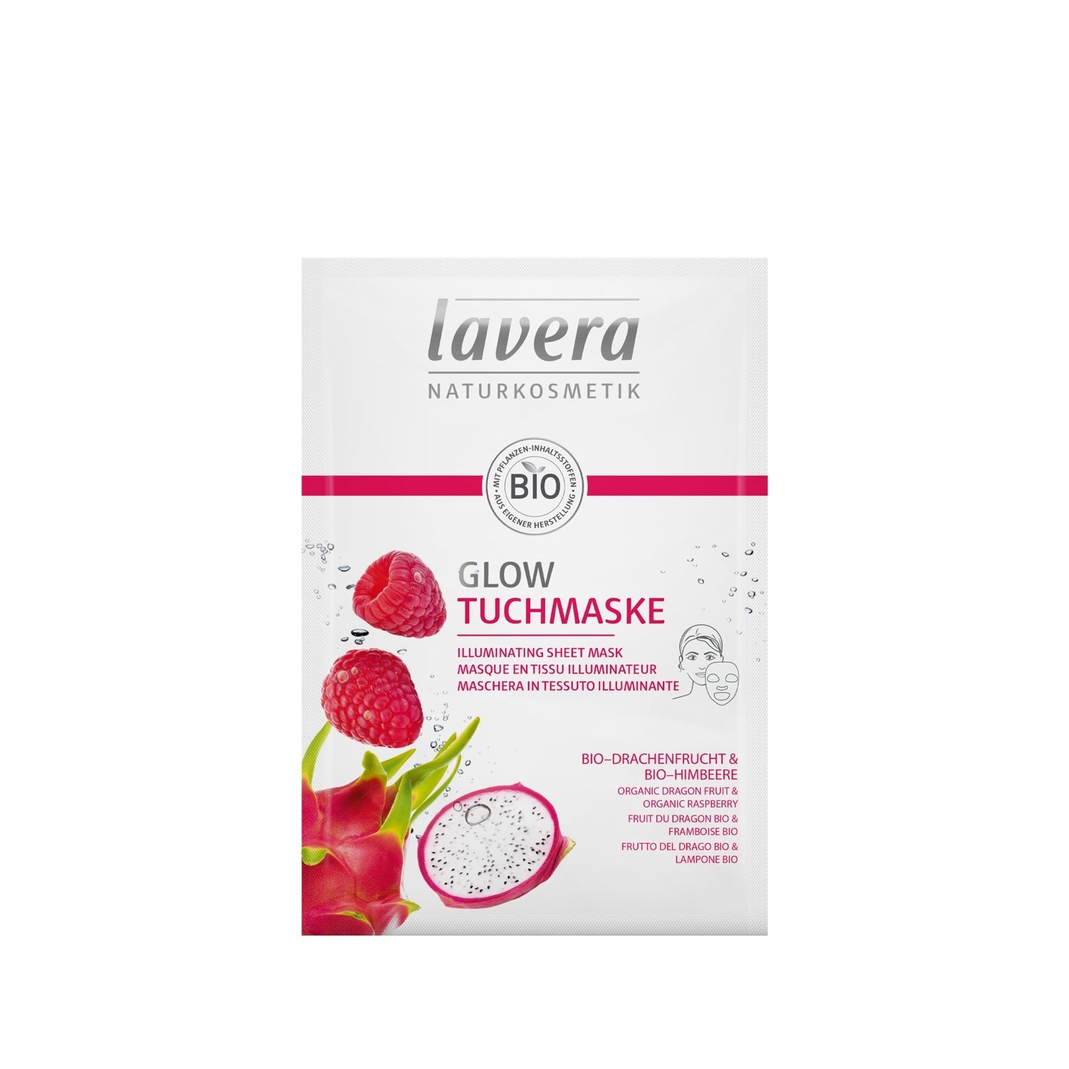 Lavera Brightening Paper Face Mask 21 ml - By Baano