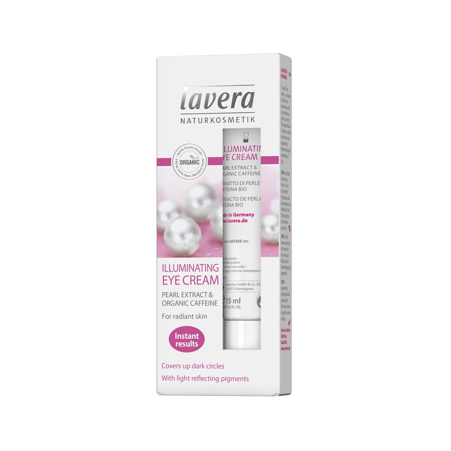 Lavera Illuminating Brightening Eye Cream 15 ml - By Baano