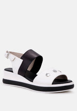 Layla Studded Wedge Sandals