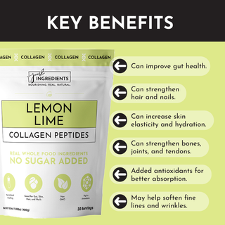 Lemon Lime Collagen Peptides - By Baano