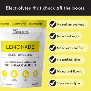 Lemonade Electrolytes - By Baano