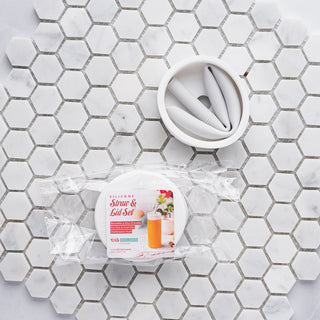 Straw Lids for Original Series Glass Bottles, 16oz size