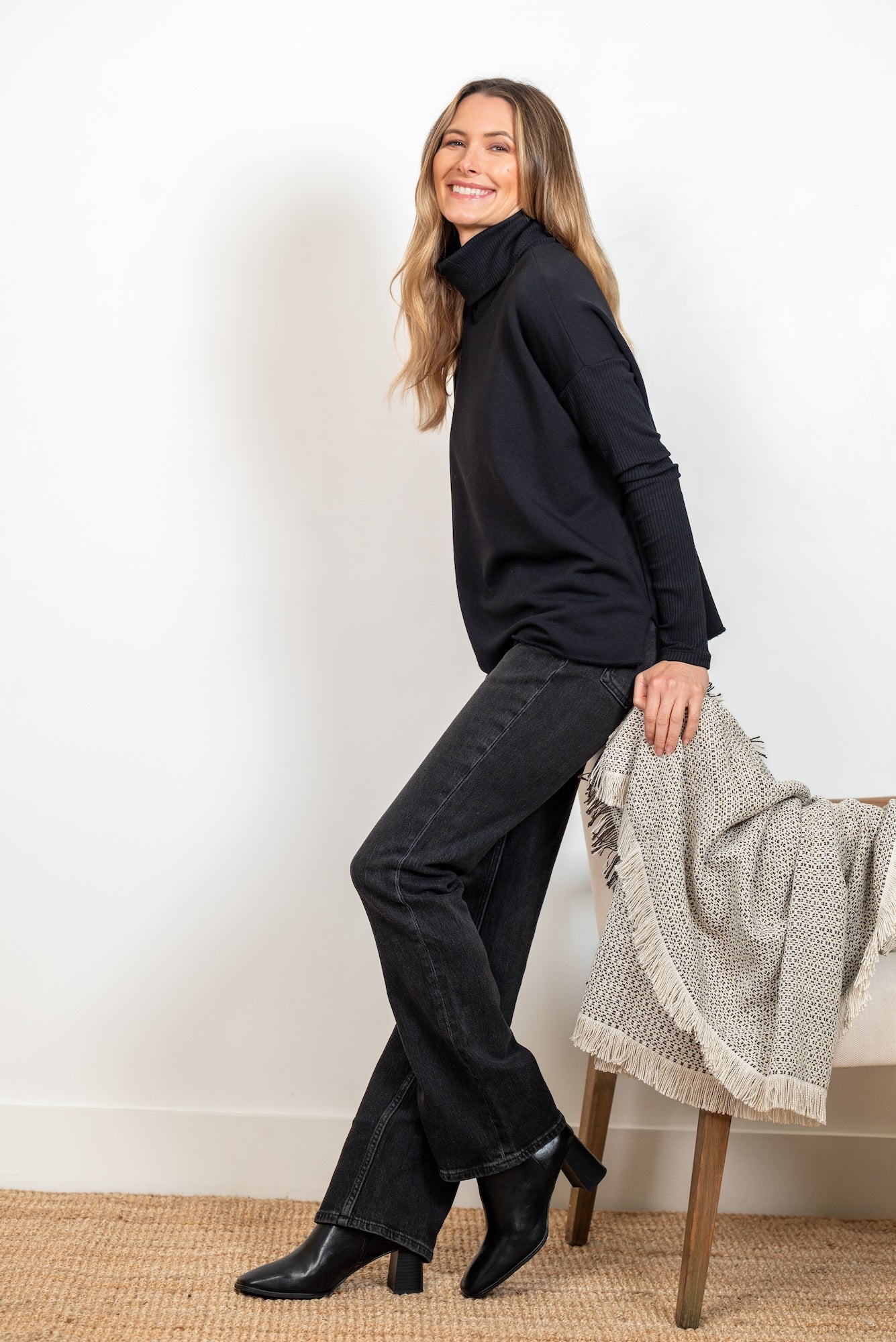 Light Hug® Turtleneck Top