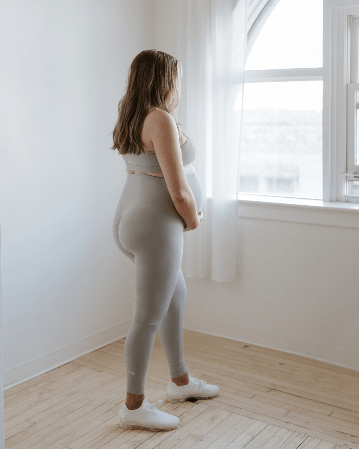 AXK CORE Curve Maternity Legging - Light Gray