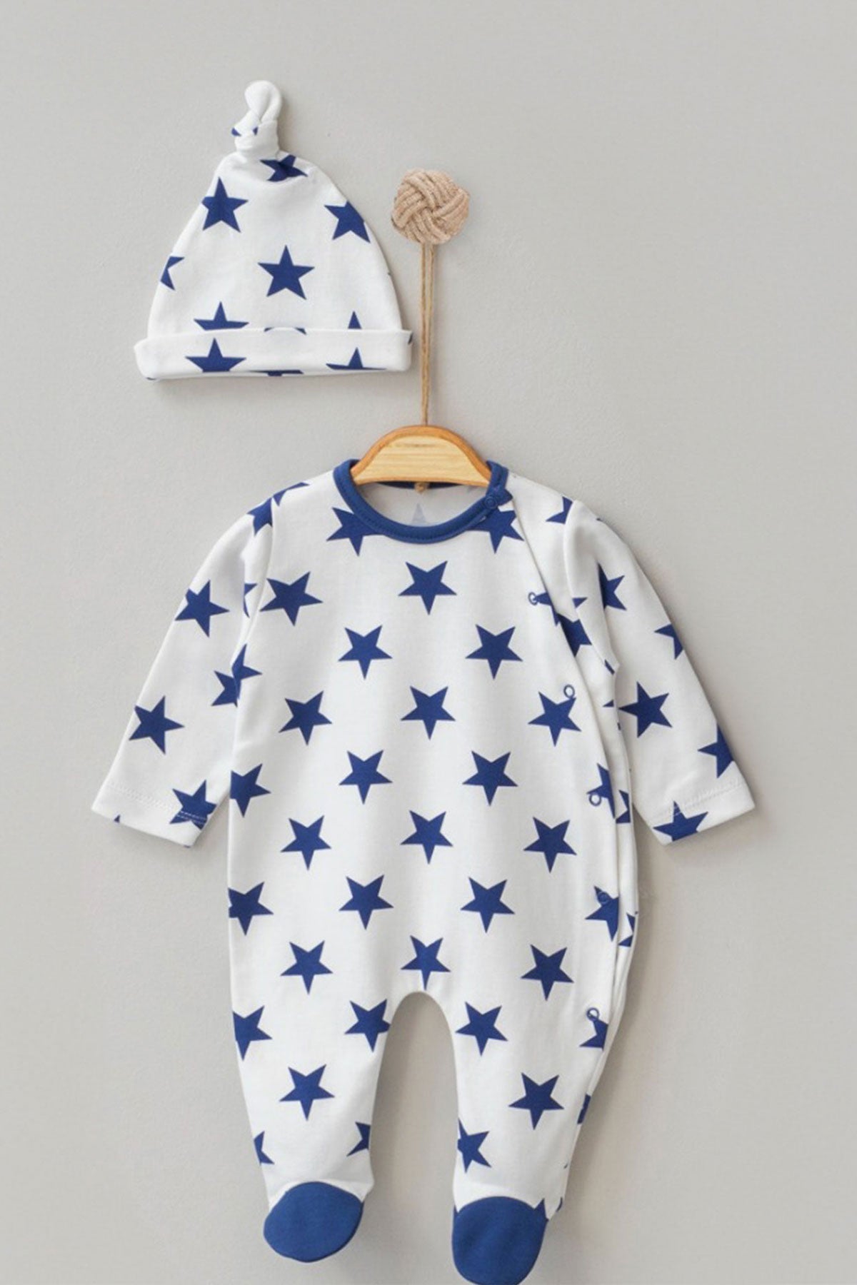 Lincoln Blue Star Newborn Coming Home Set (10 pcs) - By Baano