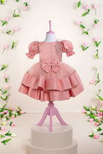 Linda Pink Party Dress - By Baano