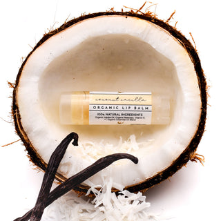 Coconut Vanilla Organic Lip Balm - By Baano