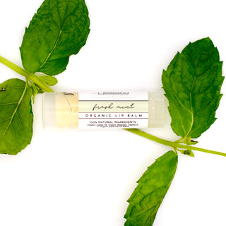 Fresh Mint Organic Lip Balm - By Baano