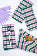 Lola Plaid Dinner Napkin