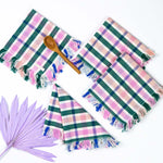 Lola Plaid Party Napkin