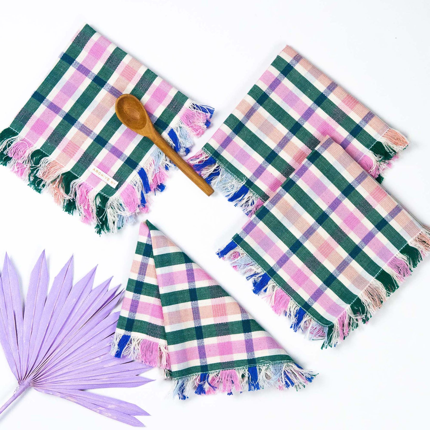 Lola Plaid Party Napkin