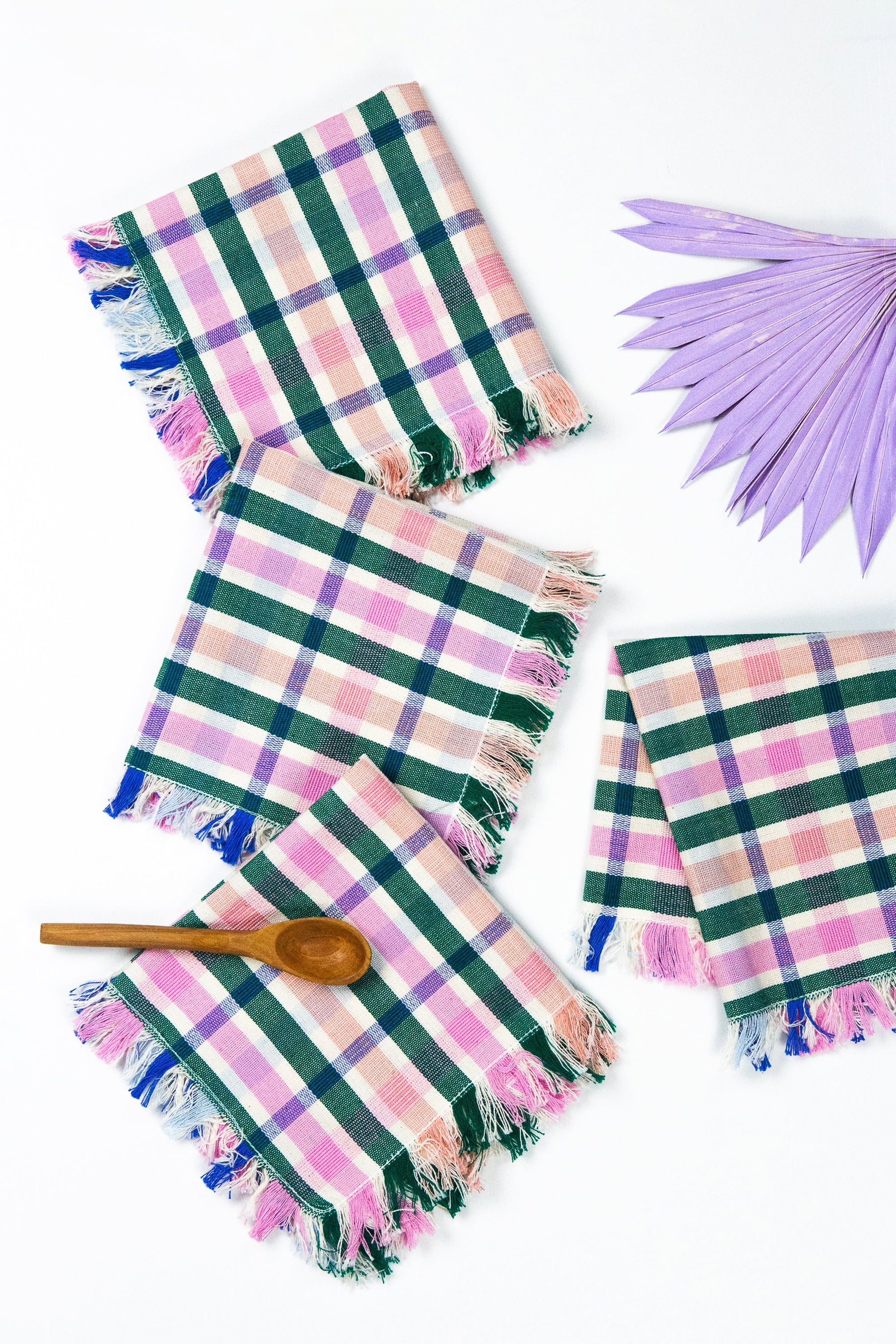 Lola Plaid Party Napkin