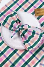 Lola Plaid Dinner Napkin