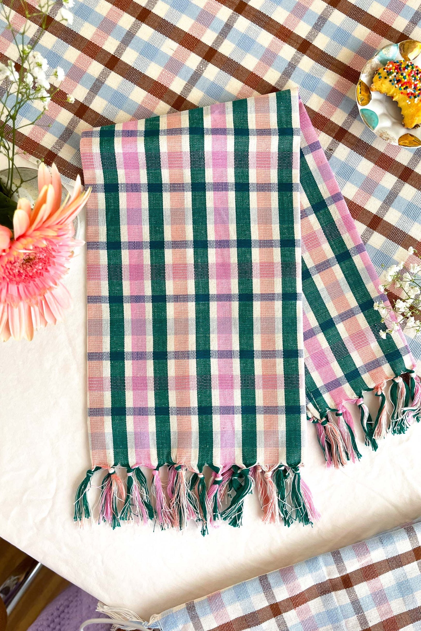 Lola Plaid Kitchen Towel