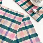 Lola Plaid Cocktail Napkin, Set of 4