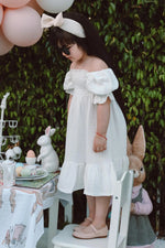 London- Beige Leather Mary Jane Shoes